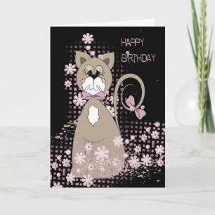 Carte Humour Chat Anniversaire
