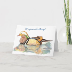 Carte Humour d'anniversaire - Canard de la vieillesse