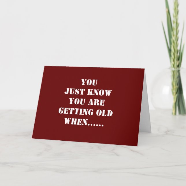 CARTE **HUMOUR D'ANNIVERSAIRE POUR VOTRE VIEIL* ANNIVERS (Devant)