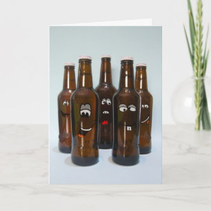 Carte Humour de bière d'anniversaire