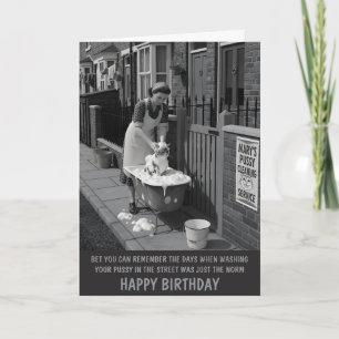 Carte Humour de Chat Drôle Anniversaire
