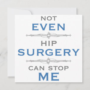 Carte Humour de chirurgie hanche
