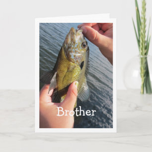 Carte Humour de pêche pour la Personnaliser anniversaire