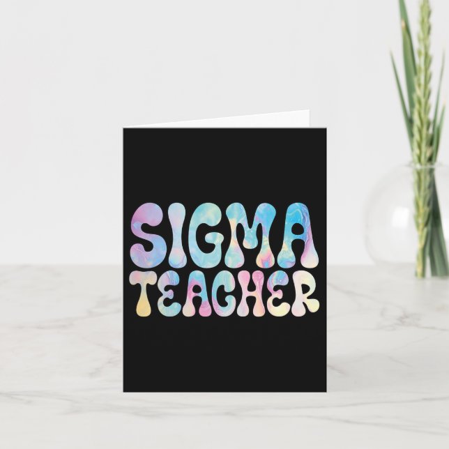 Carte Humour de prof de Sigma de rentrée scolaire Amateu (Devant)