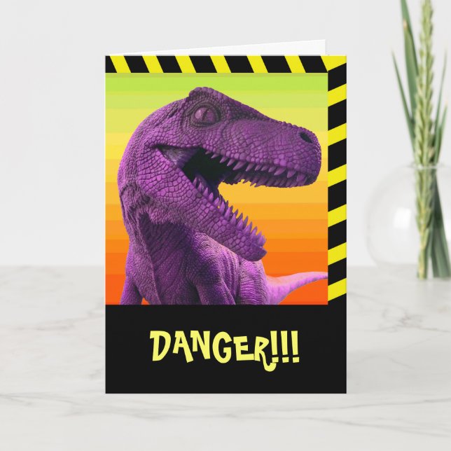 Carte Humour Dinosaur (Devant)