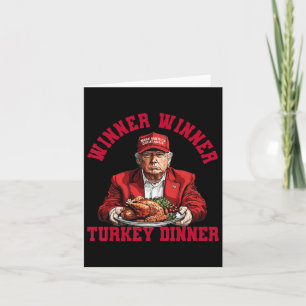 Carte Humour Drôle Trump Gagnant Dîner Dîner Turquie