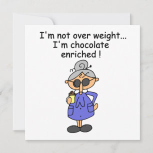 Carte Humour enrichi par chocolat