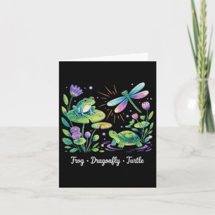 Carte Humour politique subtil Grenouille libellule Tortu