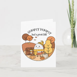 Carte Humpty Dumpty A Eu Une Grande Chute
