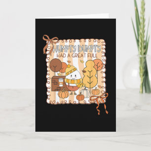 Carte Humpty Dumpty a eu une grande chute Professeur Act