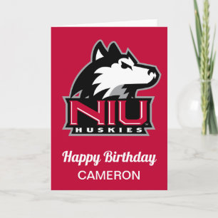 Carte Huskies du nord de l'Illinois Anniversaire