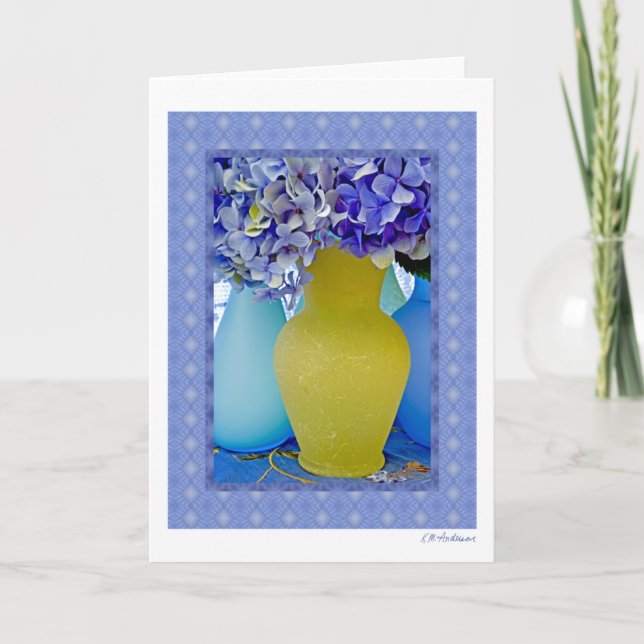 Carte Hydrangea medley V (Devant)