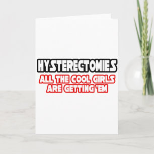 Carte Hystérectomies...Filles Cool