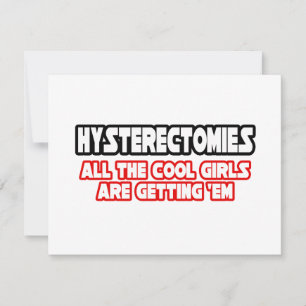 Carte Hystérectomies...Filles Cool