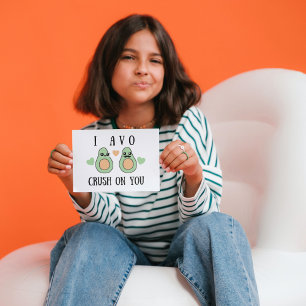 Carte I Avo Crush On You Folded Greeting Card