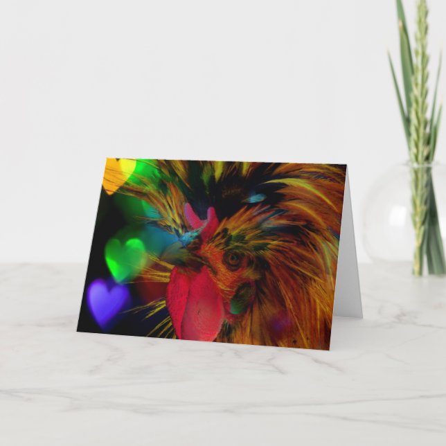 Carte I Coeur poulets (Devant)