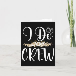 Carte I Do Crew Cercle Mariage mariée mariée mariée mari