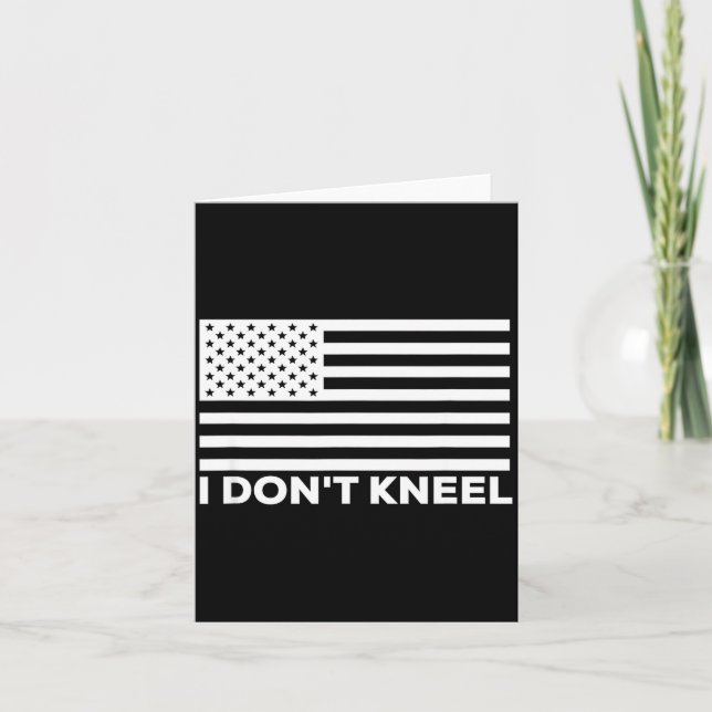 Carte I Don't Kneel  (Devant)