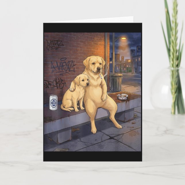 Carte I Got That Dog In Me Funny Labrador Retriever Smok (Devant)