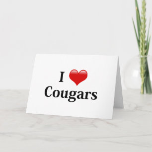 Carte I Heart Cougars