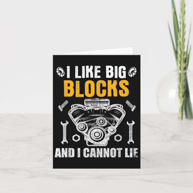 Carte I Like Big Blocks And I Cannot Lie  (Devant)