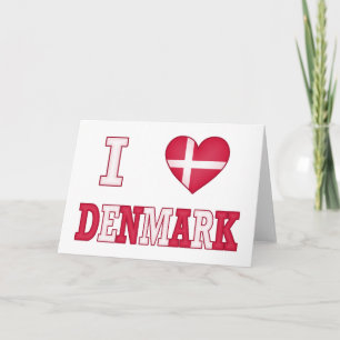 Carte I Love Danemark