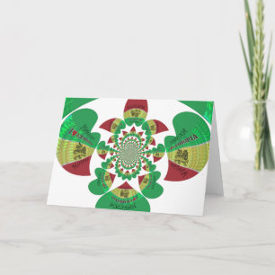 Carte I Love Ethiopia Kaleidoscope - Heartfeel Rasta Art
