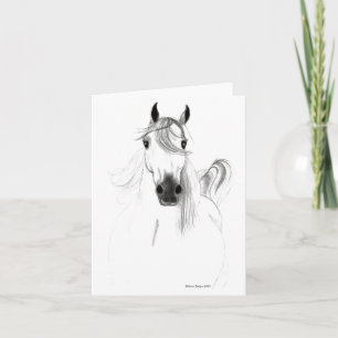 Carte I Love Horses Note Card