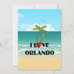 Carte I Love Orlando, Floride