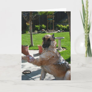Carte I Love Us German Shepherd Anniversary Card
