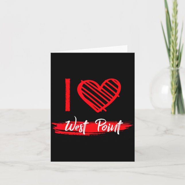 Carte I Love West Int I Heart West Int  (Devant)