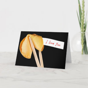Carte I Love You Fortune Cookie Card
