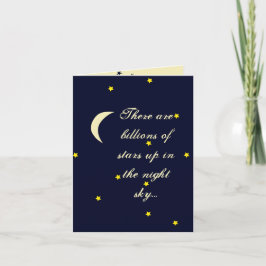 Carte I Love You More Thillions of Stars Card