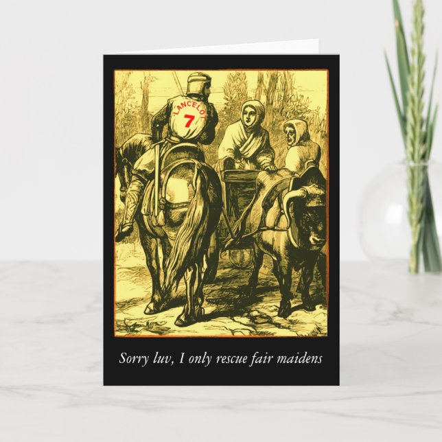 Carte I only rescue fair maidens (Devant)