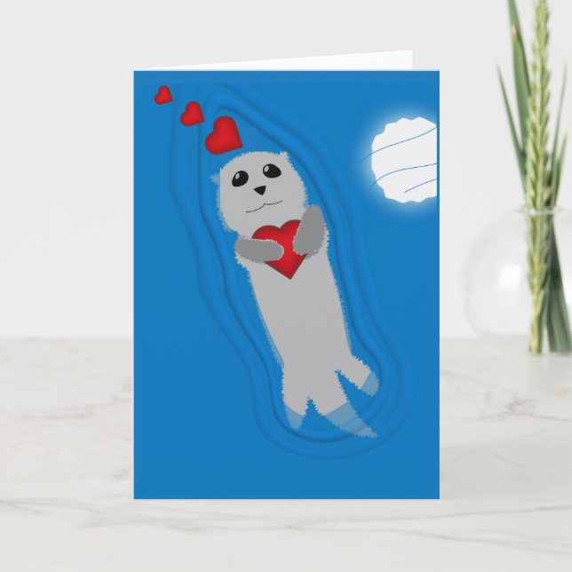 Carte I Otter-ly Adore you (Devant)