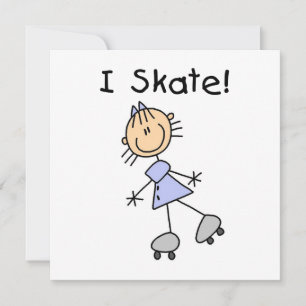 Carte I Patinage - Patinage à rouleaux pour filles