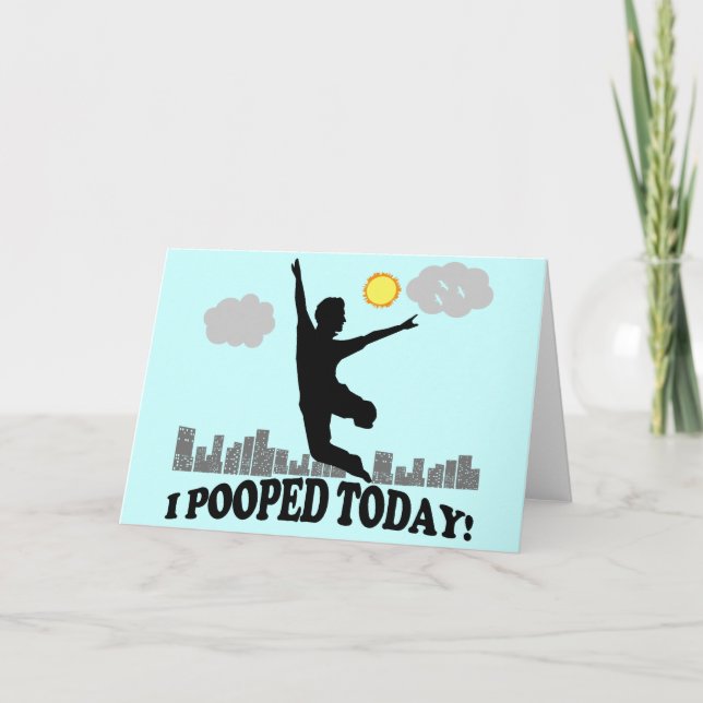 Carte I Pooped aujourd'hui (Devant)