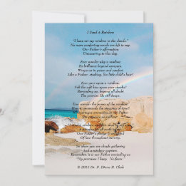 Carte "I Send A Rainbow" Matte