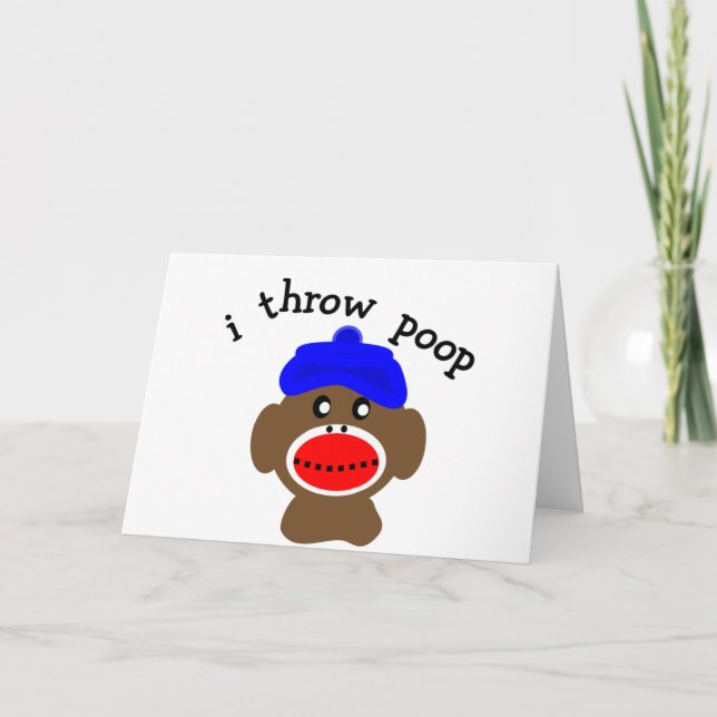 CARTE "I THROPOOP" (Devant)