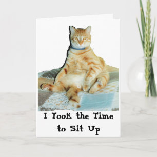 Carte I Took the Time to Sit Up