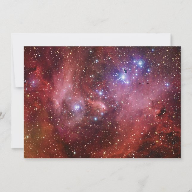 Carte IC 2944 Courir Nebula Lambda Cen Nebula (Devant)