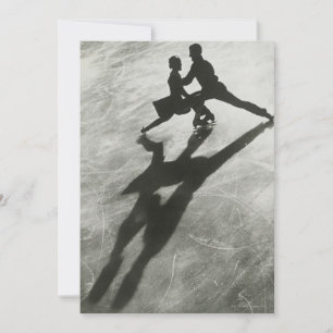 Carte Ice skating Couple