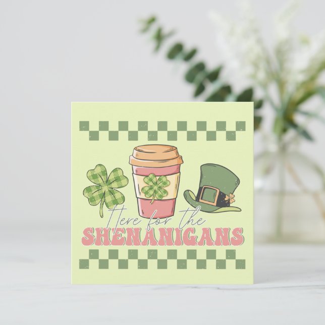 Carte Ici Pour Les Shenanigans - Café En Clover (Debout devant)