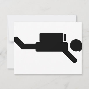 Carte icône de plongeur