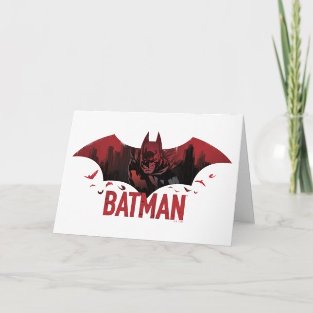 Carte Icône gotham de Batman Crimson (Devant)