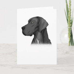 Carte Idée-cadeau de chien mastiff allemand