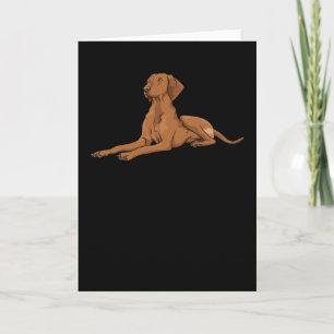 Carte Idée cadeau de chien Vizsla hongroise