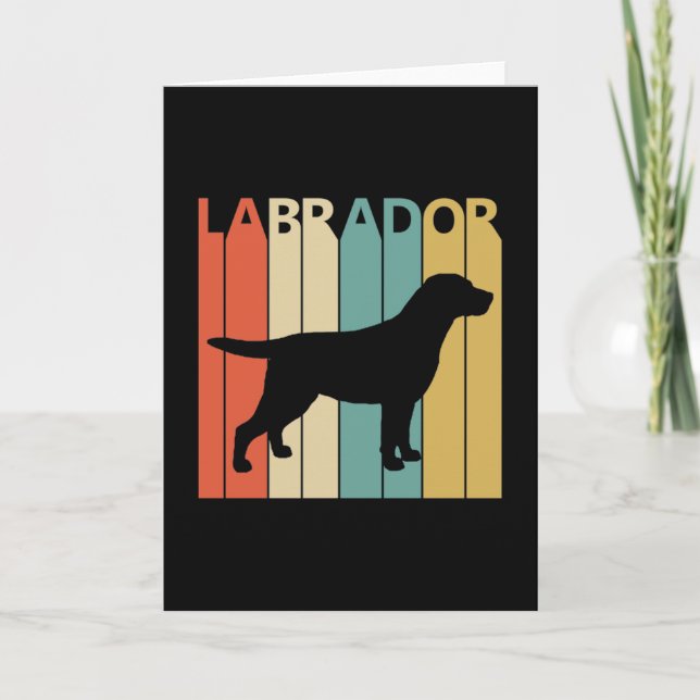 Carte Idée cadeau du propriétaire de chien du Labrador v (Devant)