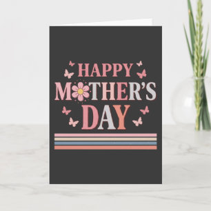 Carte Idée de cadeau mignon et heureux pour la fête des