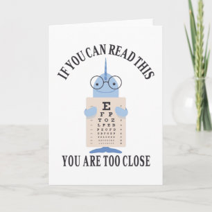 Carte If you can read this you are too close